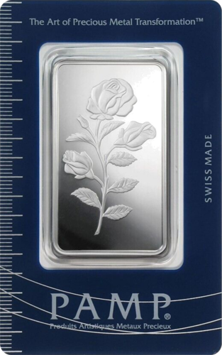 1 oz Silver Bar Fortuna PAMP Rose (1)