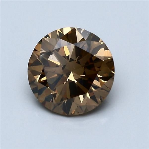 2.01 carat Fancy Yellowish Yellow Brown-VS2 GD cut Natūralus Round Deimantas (1)