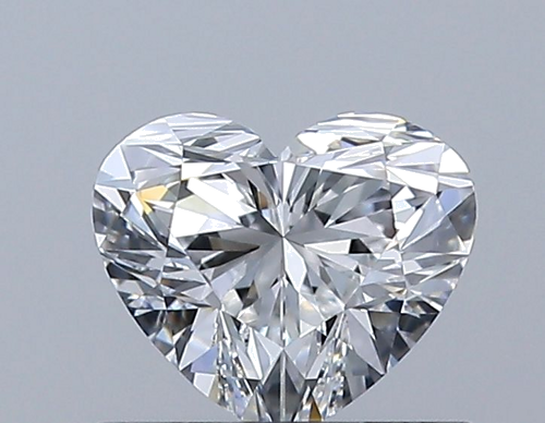 0.52 carat E-IF Natūralus Heart Deimantas (1)