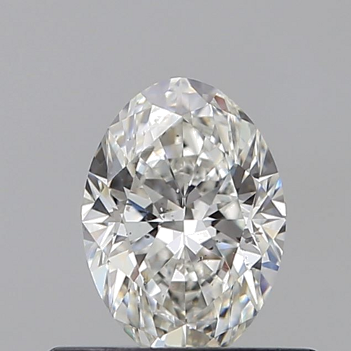 0.5 carat G-SI1 Natūralus Oval Deimantas (1)