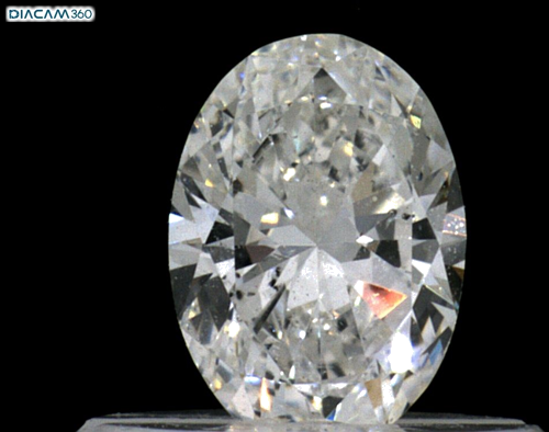 0.35 carat F-SI1 Natūralus Oval Deimantas (1)