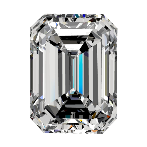 0.3 carat F-VS1 Natūralus Emerald Deimantas (1)