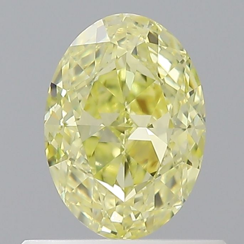 0.71 carat Fancy Yellow-VS2 Natūralus Oval Deimantas (1)