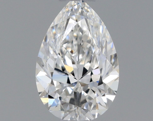 0.32 carat F-VVS2 Natūralus Pear Deimantas (1)