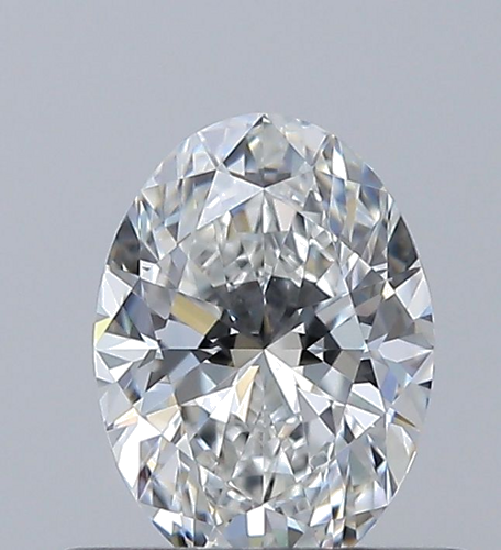 0.5 carat F-VVS1 Natūralus Oval Deimantas (1)