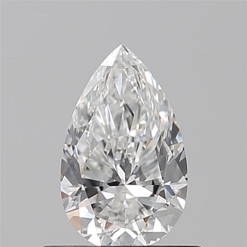0.58 carat F-VS2 Natūralus Pear Deimantas (1)