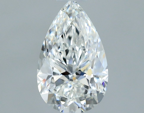 0.51 carat G-IF Natūralus Pear Deimantas (1)
