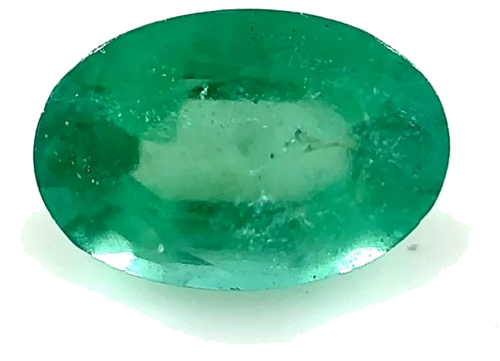 0.5 carat GREEN Oval Smaragdas (1)