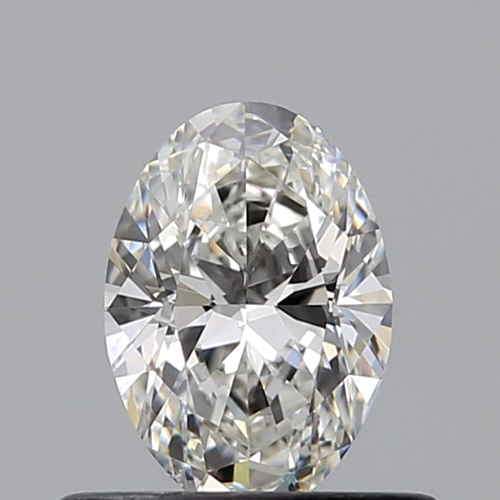 0.5 carat G-VS2 Natūralus Oval Deimantas (1)