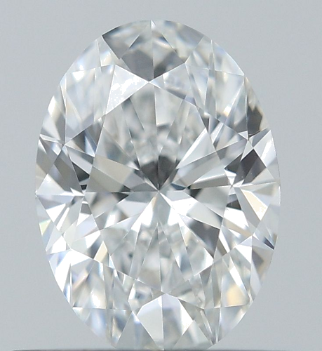 0.6 carat D-VS2 Natūralus Oval Deimantas (1)