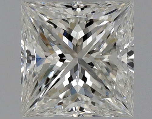 0.33 carat H-VVS2 Natūralus Princess Deimantas (1)