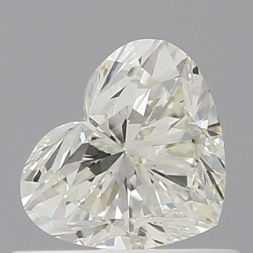 0.53 carat K-VVS1 Natūralus Heart Deimantas (1)