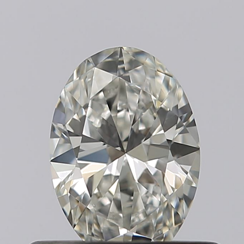 0.42 carat F-IF Natūralus Oval Deimantas (1)