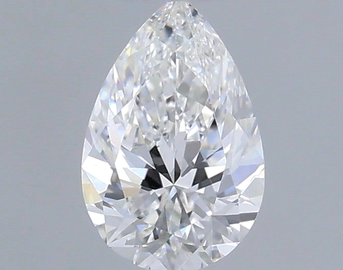 0.3 carat E-VS1 Natūralus Pear Deimantas (1)
