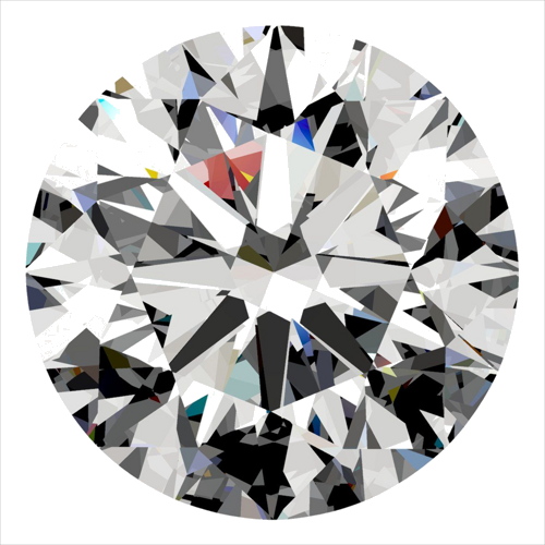 0.36 carat F-VS1 Excellent cut Natūralus Round Deimantas (1)