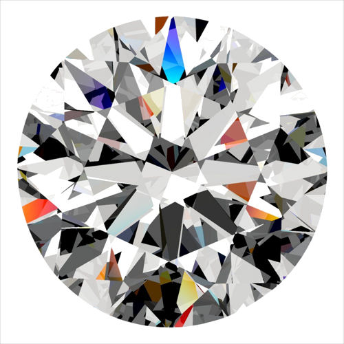 0.3 carat F-VS2 Excellent cut Natūralus Round Deimantas (1)