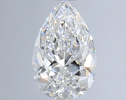 0.54 carat D-VVS1 Natūralus Pear Deimantas (1)