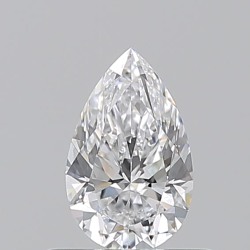 0.56 carat D-VVS1 Natūralus Pear Deimantas (1)