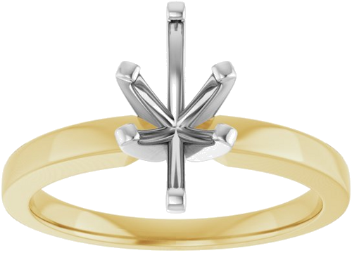Sužadėtuvių Žiedas „Solitaire“ 14k yellow/white gold Marquise 10mm x 5mm (3)