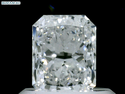 0.55 carat D-SI2 Natūralus Radiant Deimantas (1)