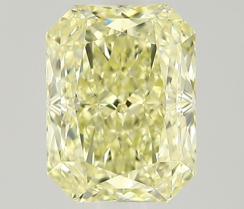 1.01 carat Fancy Yellow-VS1 Natūralus Radiant Deimantas (1)