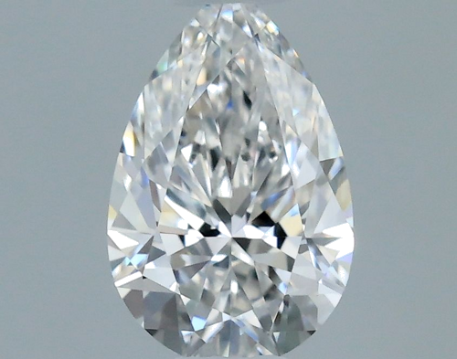 0.31 carat F-VVS1 Natūralus Pear Deimantas (1)