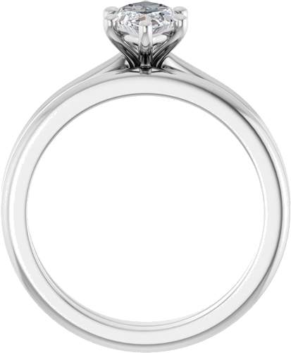 Sužadėtuvių Žiedas 14k white gold Marquise 10mm x 5mm (7)