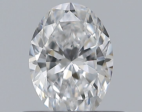 0.4 carat D-VVS2 Natūralus Oval Deimantas (1)