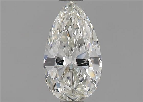 0.66 carat H-SI2 Natūralus Pear Deimantas (1)