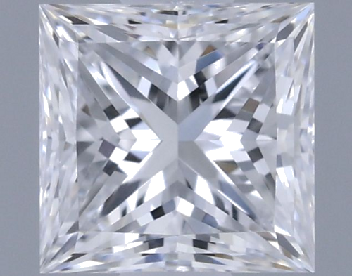 0.4 carat D-VVS2 Natūralus Princess Deimantas (1)