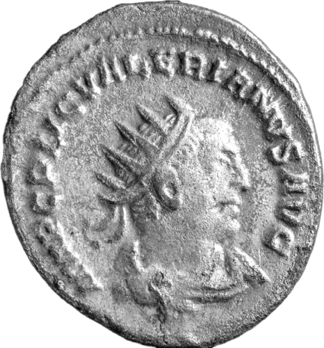 Antoninianai Imperatorius Valerian (253-260 m.) Romos Imperija sidabrinė moneta (1)
