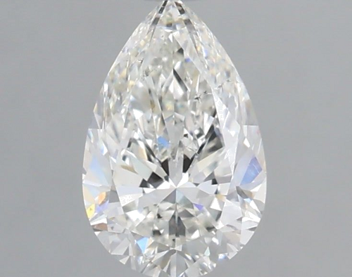 1.0 carat H-SI2 Natūralus Pear Deimantas (1)