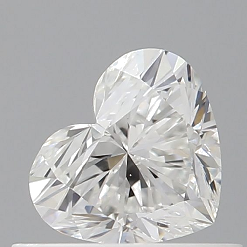 0.5 carat F-VS1 Natūralus Heart Deimantas (1)
