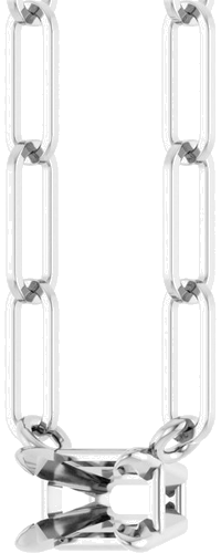 Pakabukas „Solitaire“ 585 Baltojo Aukso Emerald 5mm x 3mm (2)