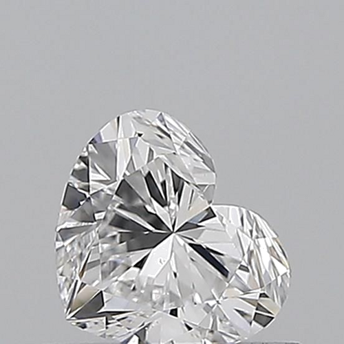 0.5 carat D-SI1 Natūralus Heart Deimantas (1)