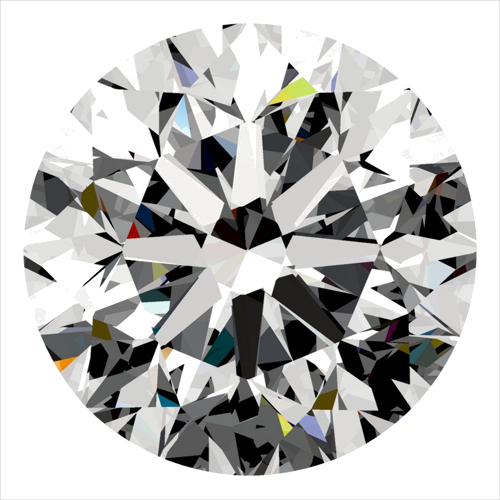 0.3 carat H-VS2 Very Good cut Natūralus Round Deimantas (1)