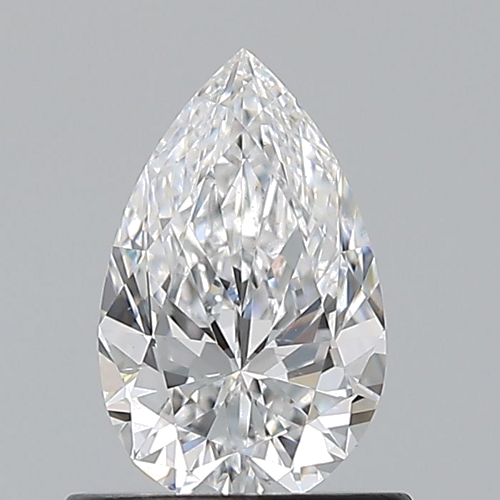 0.7 carat D-VS2 Natūralus Pear Deimantas (1)