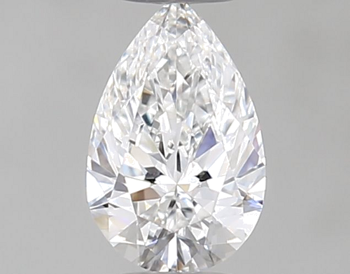 0.29 carat F-VVS1 Natūralus Pear Deimantas (1)