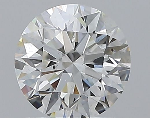 0.87 carat G-SI1 Excellent cut Natūralus Round Deimantas (1)