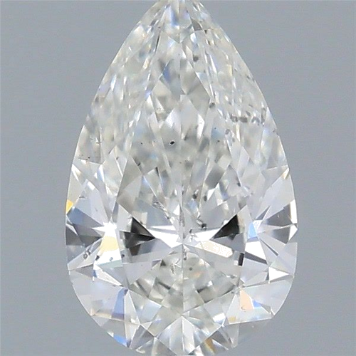 0.32 carat G-SI2 Natūralus Pear Deimantas (1)