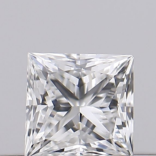 0.15 carat F-VVS2 Natūralus Princess Deimantas (1)