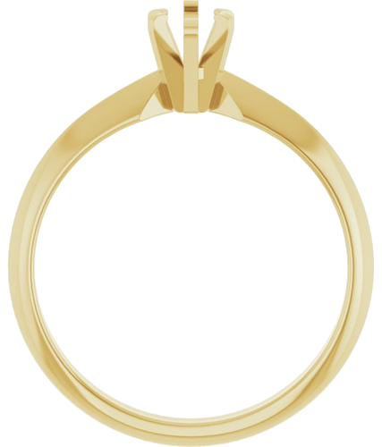 Sužadėtuvių Žiedas „Solitaire“ 585 Geltonojo Aukso Marquise 7mm x 4mm (2)