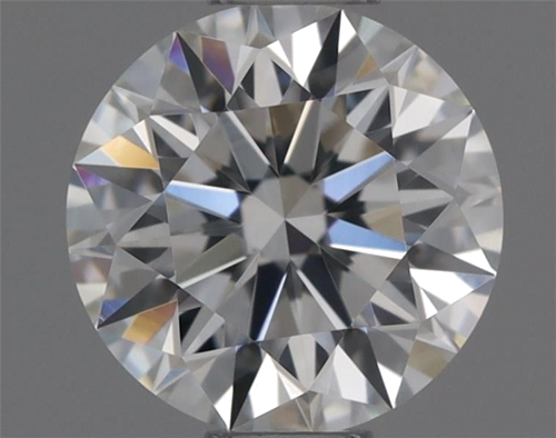 0.43 carat F-VVS1 Excellent cut Natūralus Round Deimantas (1)