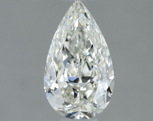 0.5 carat K-VS2 Natūralus Pear Deimantas (1)