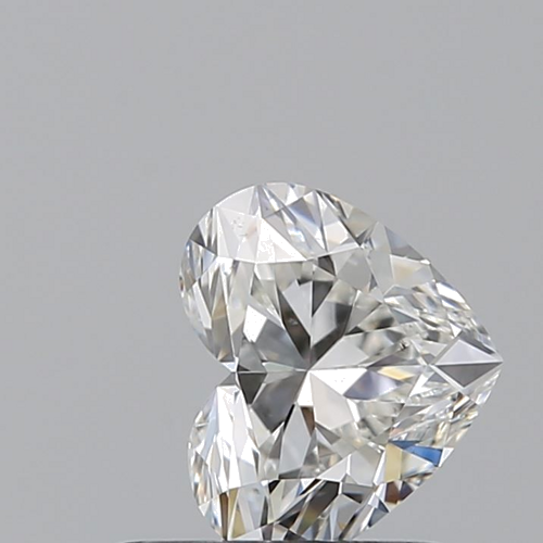 0.61 carat G-VS2 Natūralus Heart Deimantas (1)