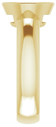 Sužadėtuvių Žiedas „Bezel-Set Solitaire“ 14k yellow gold Round 8.8mm (4)