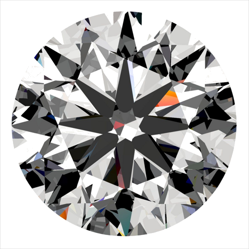 0.3 carat G-VS1 Very Good cut Natūralus Round Deimantas (1)