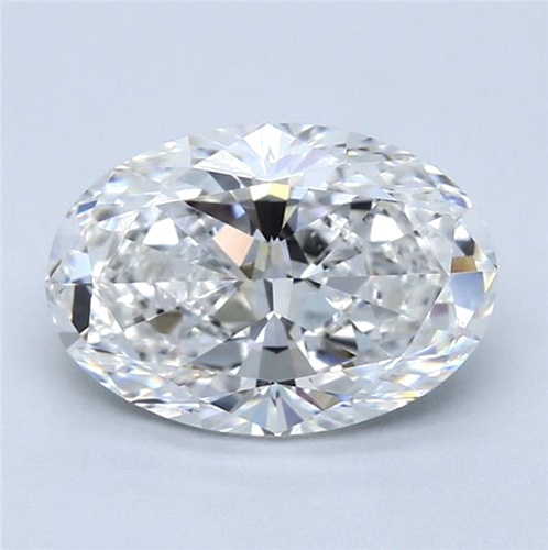2.5 carat F-VS2 Natūralus Oval Deimantas (1)