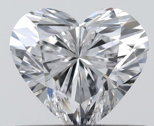 0.55 carat D-VS1 Natūralus Heart Deimantas (1)