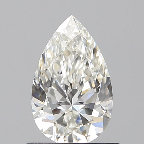0.7 carat H-VS1 Natūralus Pear Deimantas (1)